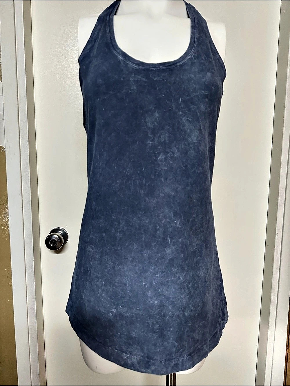 Lululemon Women's Racerback Tank Top Blue *Size Missing